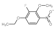 3-乙氧基-2-氟-6-硝基苯甲醚结构式