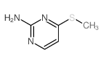 2-Pyrimidinamine,4-(methylthio)- Structure