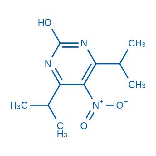 4,6-Diisopropyl-5-nitropyrimidin-2-ol structure