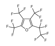 2-(1,1,2,2,2-pentafluoroethyl)-3,4,5-tris(trifluoromethyl)furan结构式
