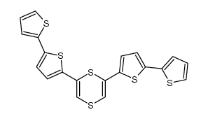 2,6-di([2,2'-bithiophen]-5-yl)-1,4-dithiine结构式