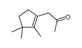 1-(2,3,3-trimethylcyclopenten-1-yl)propan-2-one结构式