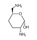 alpha-erythro-Hexopyranose,2,6-diamino-2,3,4,6-tetradeoxy-(9CI) Structure