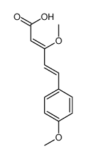 3-methoxy-5-(4-methoxyphenyl)penta-2,4-dienoic acid结构式