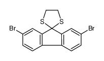 2',7'-dibromospiro[1,3-dithiolane-2,9'-fluorene] Structure