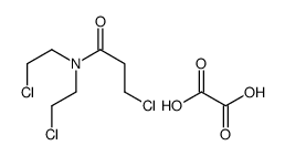 3-chloro-N,N-bis(2-chloroethyl)propanamide,oxalic acid Structure