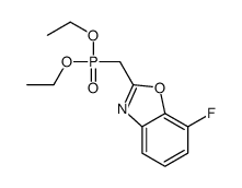 2-(diethoxyphosphorylmethyl)-7-fluoro-1,3-benzoxazole Structure