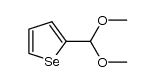2-(dimethoxymethyl)selenophene结构式