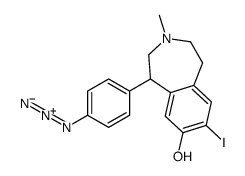 7-iodo-8-hydroxy-3-methyl-1-(4-azidophenyl)-2,3,4,5-tetrahydro-1H-3-benzazepine picture