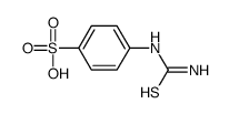 4-(carbamothioylamino)benzenesulfonic acid结构式