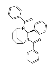 exo-2,4-dibenzoyl-3-phenyl-2,4-diazabicyclo<3.3.1>nonane结构式
