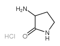 3-Aminopyrrolidin-2-one hydrochloride Structure
