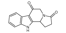 11,11b-dihydro-1H-indolizino[8,7-b]indole-3,6(2H,5H)-dione结构式