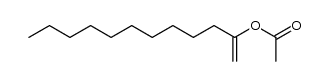 2-acetoxy-1-dodecene Structure