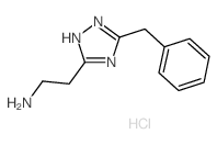 [2-(3-Benzyl-1H-1,2,4-triazol-5-yl)ethyl]amine hydrochloride Structure