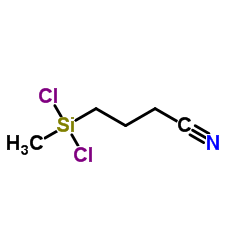 (3-氰基丙基)甲基氯代硅烷结构式