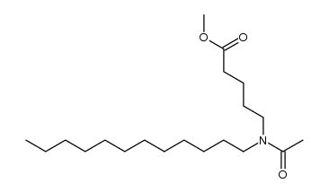 methyl 5-(N-dodecylacetamido)pentanoate Structure