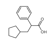 3-cyclopentyl-2-phenylpropionic acid Structure