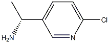 (R)-1-(6-氯吡啶-3-基)乙胺结构式