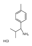 (1R)-2-甲基-1-(4-甲基苯基)丙胺盐酸盐结构式