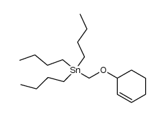 tributyl((cyclohex-2-en-1-yloxy)methyl)stannane结构式