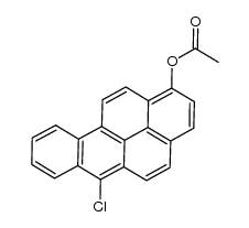 6-chlorobenzo[pqr]tetraphen-1-yl acetate结构式