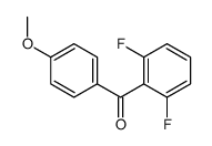 (2,6-difluorophenyl)-(4-methoxyphenyl)methanone Structure