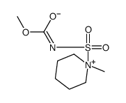 N-Methyl-N-{[(methoxycarbonyl)amino]sulfonyl}piperidinium inner salt结构式