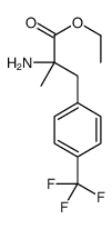 ethyl (2S)-2-amino-2-methyl-3-[4-(trifluoromethyl)phenyl]propanoate Structure