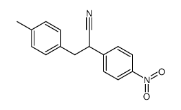 2-(4-nitrophenyl)-3-p-tolylpropanenitrile structure