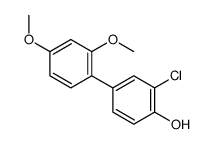 2-chloro-4-(2,4-dimethoxyphenyl)phenol Structure