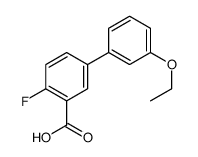 5-(3-ethoxyphenyl)-2-fluorobenzoic acid Structure