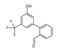 2-[3-hydroxy-5-(trifluoromethyl)phenyl]benzaldehyde Structure