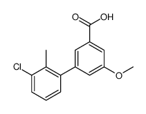 3-(3-chloro-2-methylphenyl)-5-methoxybenzoic acid Structure