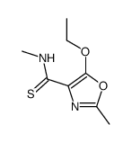 4-Oxazolecarbothioamide,5-ethoxy-N,2-dimethyl-(9CI) picture