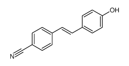 4-[2-(4-hydroxyphenyl)ethenyl]benzonitrile结构式