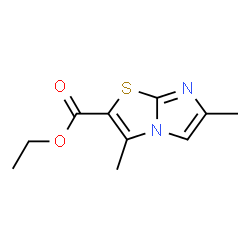 3,6-DIMETHYLIMIDAZO[2,1-B]THIAZOLE-2-CARBOXYLIC ACID ETHYL ESTER结构式