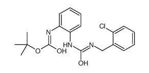 tert-butyl N-[2-[(2-chlorophenyl)methylcarbamoylamino]phenyl]carbamate Structure