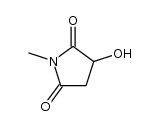 3-hydroxy-N-methylsuccinimide结构式