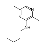Pyrazine, 3-(butylamino)-2,5-dimethyl- (8CI) structure