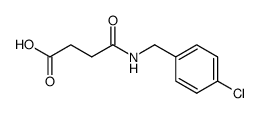 N-(4-chlorobenzyl)succinamic acid Structure