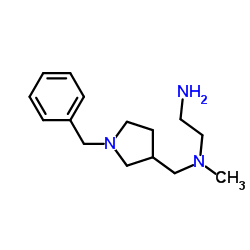 N-[(1-Benzyl-3-pyrrolidinyl)methyl]-N-methyl-1,2-ethanediamine Structure