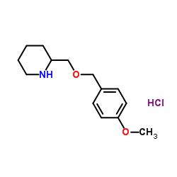 2-(4-Methoxy-benzyloxyMethyl)-piperidine hydrochloride结构式