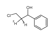 [2-2H2]-3-chloro-1-phenylpropan-1-ol结构式