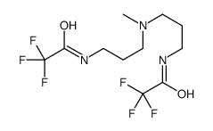 2,2,2-trifluoro-N-[3-[methyl-[3-[(2,2,2-trifluoroacetyl)amino]propyl]amino]propyl]acetamide结构式