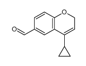 4-cyclopropyl-2H-chromene-6-carbaldehyde Structure