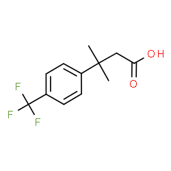 3-Methyl-3-[4-(trifluoromethyl)phenyl]butanoic acid Structure