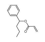 1-phenylbutyl acrylate Structure