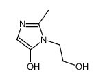 3-(2-hydroxyethyl)-2-methylimidazol-4-ol结构式
