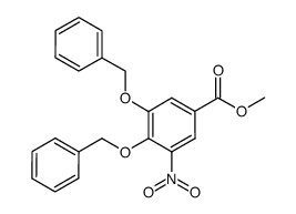 methyl 3,4-bis(benzyloxy)-5-nitrobenzoate结构式